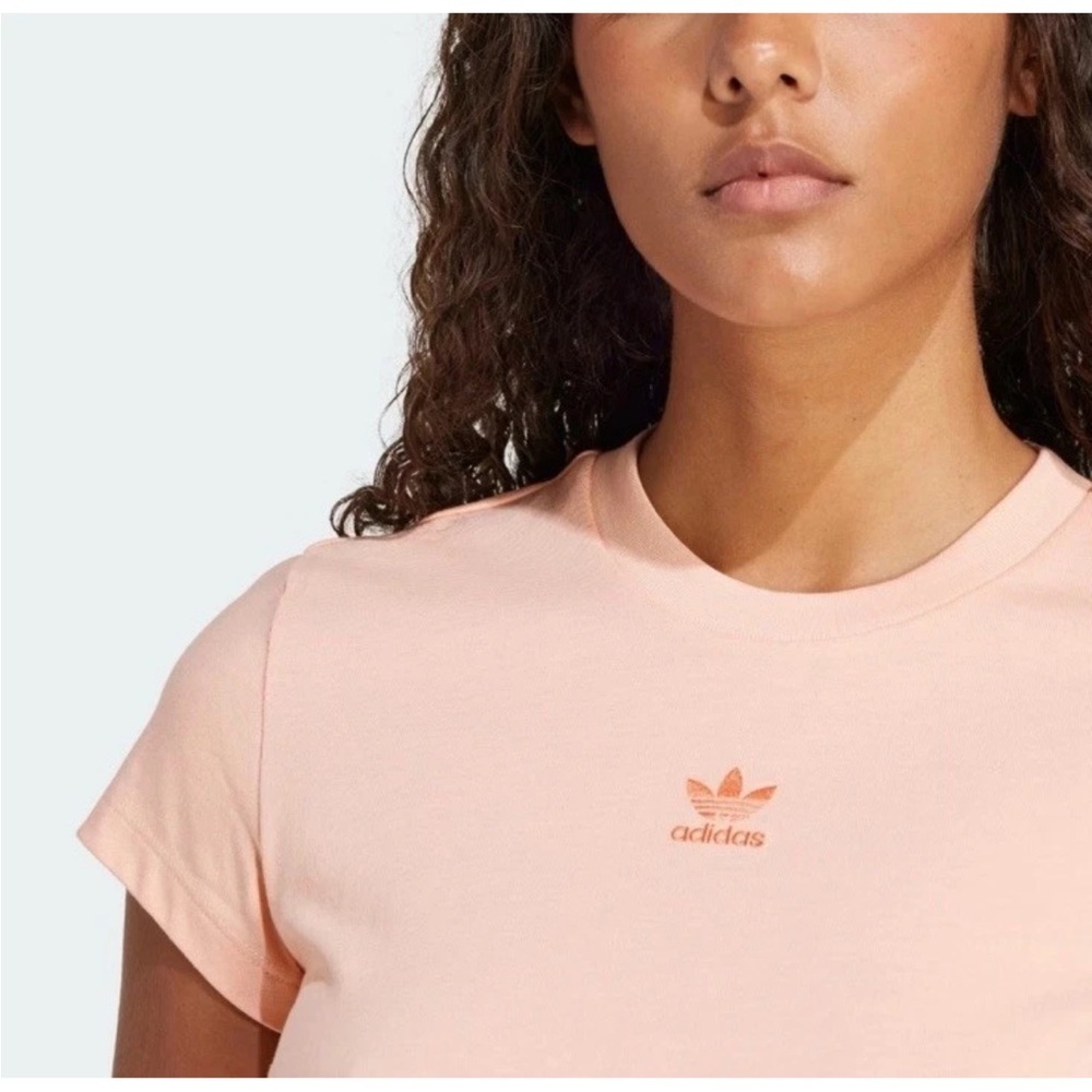 NWT Women’s Adidas Essentials Slim T-Shirt S - L MSRP $25 - Picture 4 of 12
